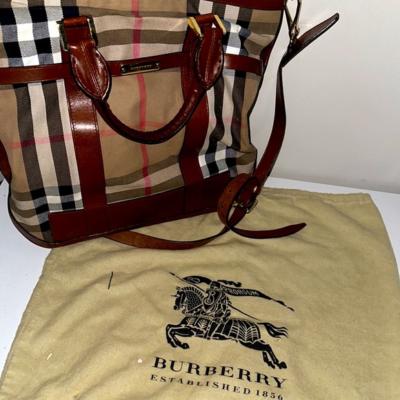Burberry Beige/Tan House Check
Canvas and Leather Hobo - Picture 3 of 7